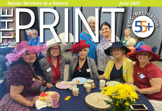 june print cover ladies with fancy hats