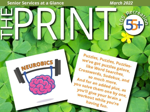 march print cover - information on whats in the print this month