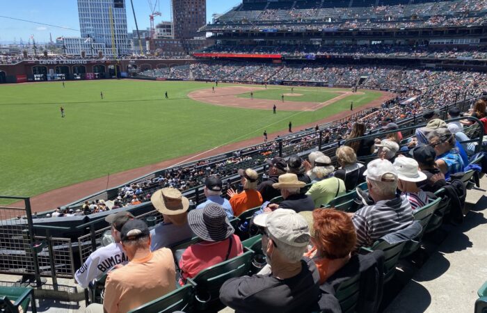 SF Giants trip group at the game