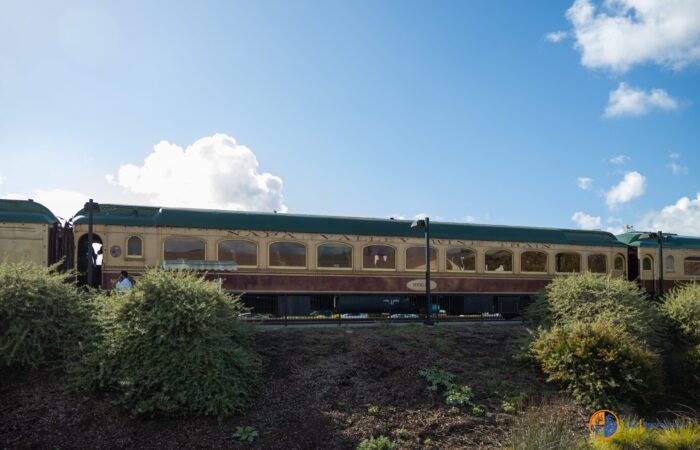 Napa valley wine train trip train car