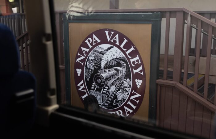 Napa valley wine train trip picture of their logo