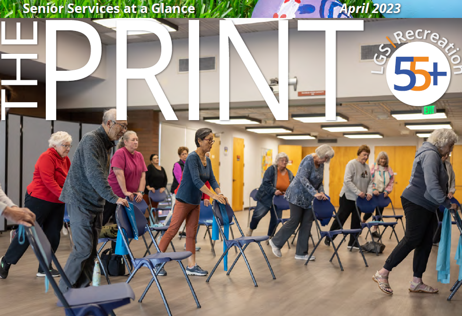 April print cover senior chair exercise program