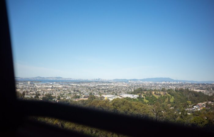 Oakland Zoo trip San francisco skyline from oakland