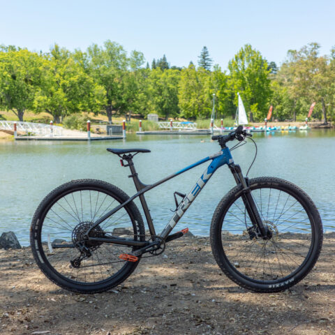bike at vasona lake