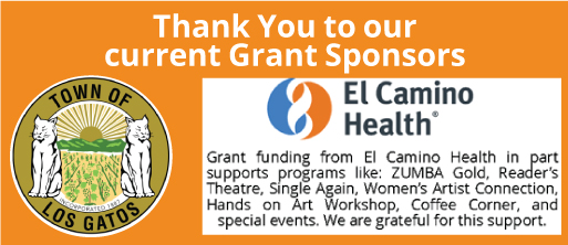 Grant sponsors logos Town of Los gatos and El Camino Health