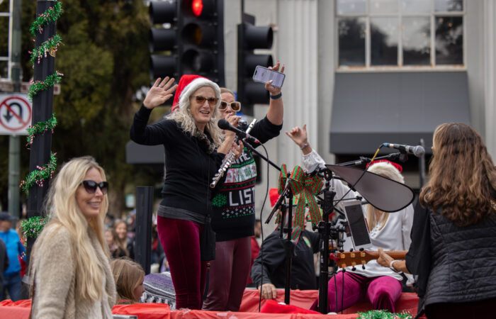Holiday Parade band stage