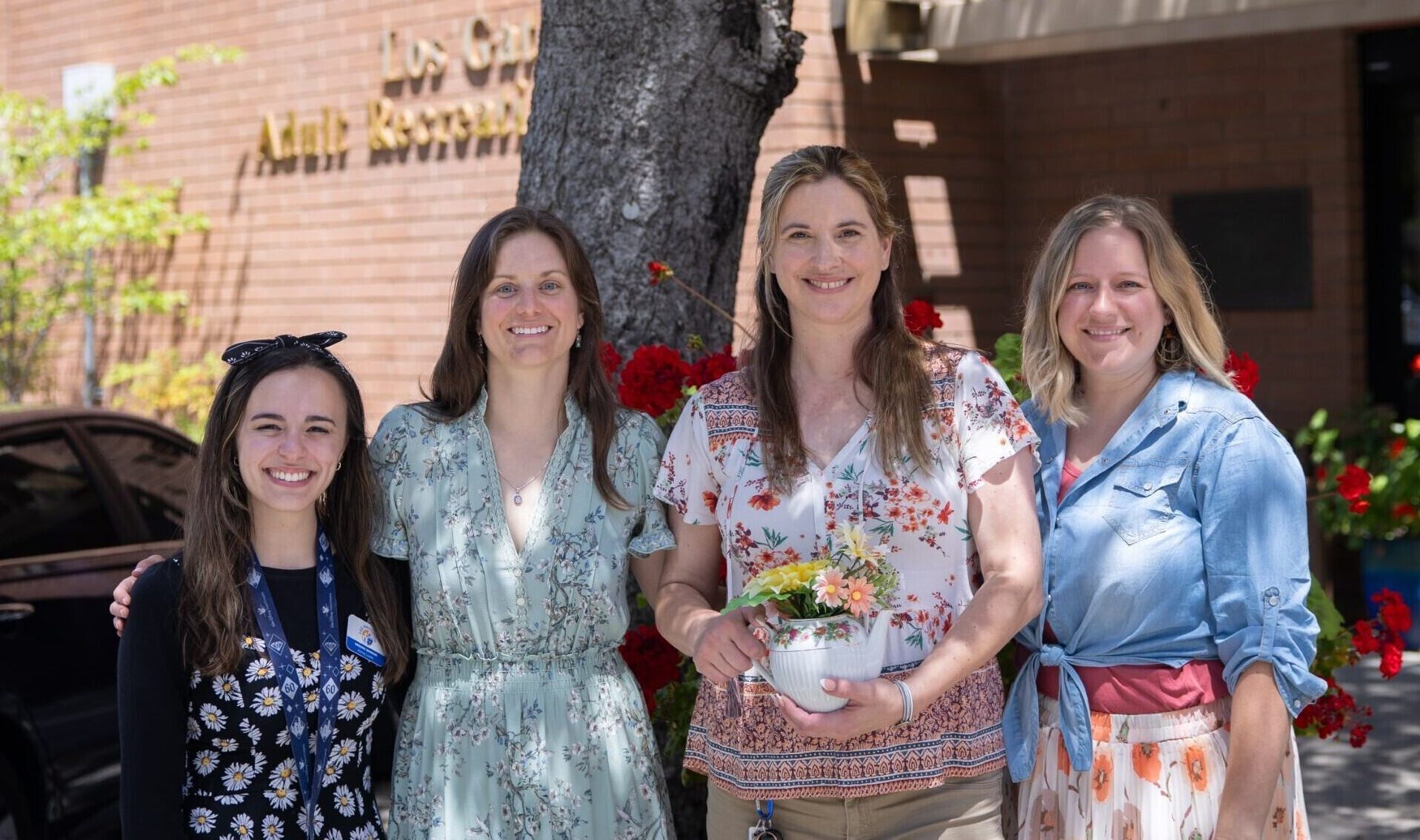 Group picture of senior center staff