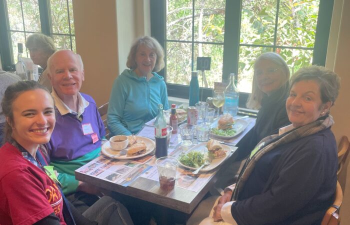 Paso Robles trip - at lunch