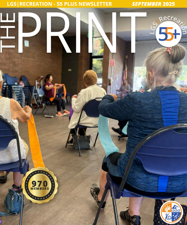 September 2025 cover seniors exercise class
