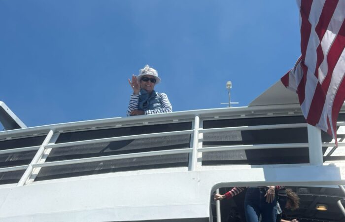 Bay Model 4 Seniors on the ferry
