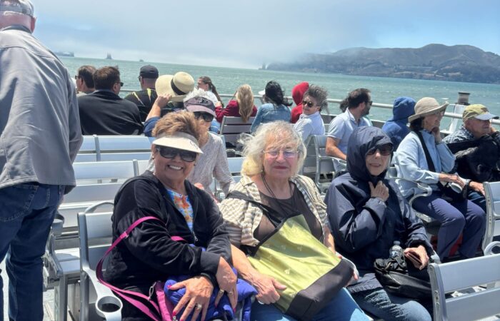 Bay Model Seniors on the ferry