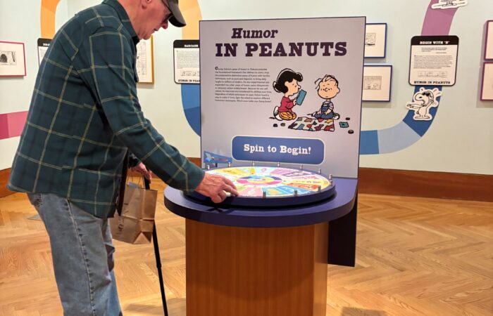 Charles Schulz 3 senior at the museum